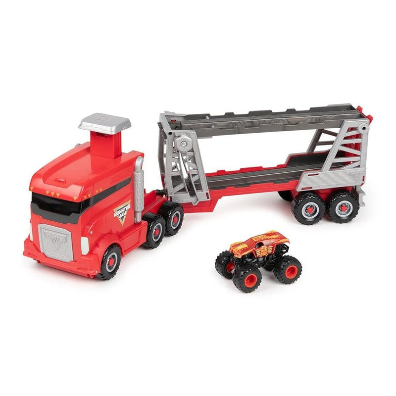 Load image into Gallery viewer, Monster jam transportwagen + monstertruck
