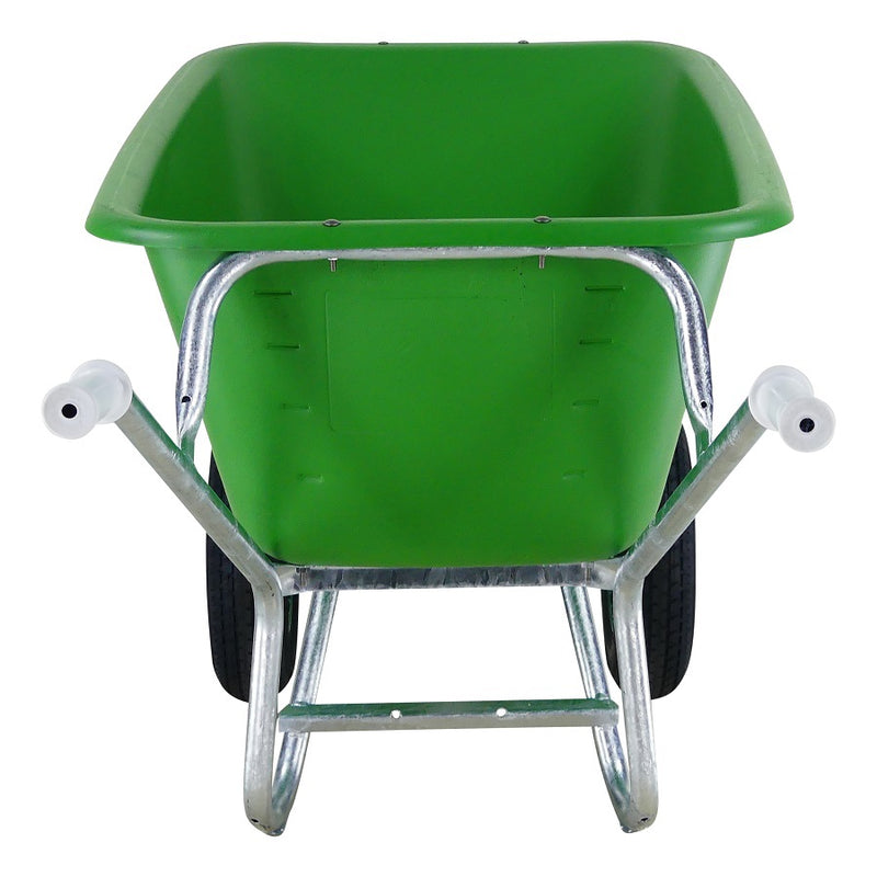 Laden Sie das Bild in Galerie -Viewer, Fort producten kruiwagen f s 165l groen hdpe bak verz onderstel 2 wiel
