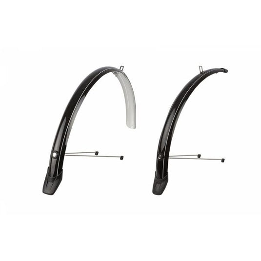 Spatbordset 28 51 mm Polisport Towny - zwart