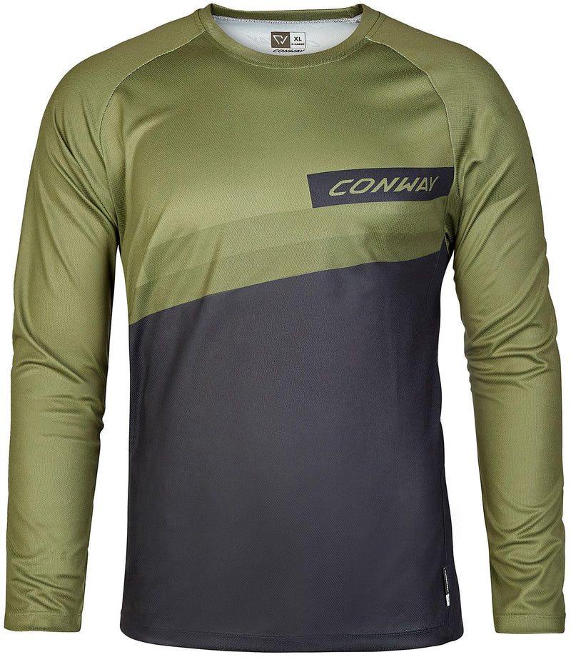 Load image into Gallery viewer, Conway shirt met lange mouwen ride tee ls jersey ride tee ls xxl moss black
