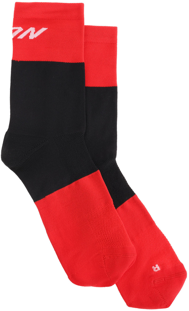 Load image into Gallery viewer, Conway sokken race socks high cut sock race high cut size 36-39 black red

