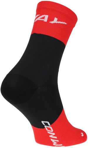 Conway sokken race socks high cut sock race high cut size 36-39 black red