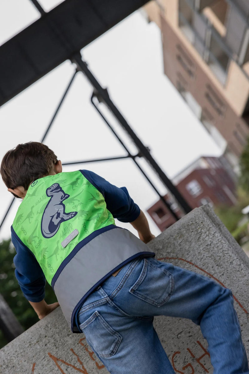Load image into Gallery viewer, Wowow weste zippy jacket green reflective children zippy green gr. m
