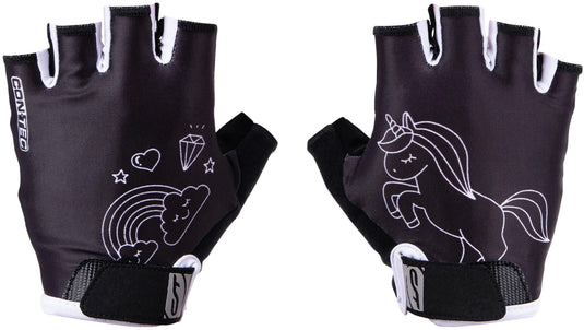 Contec kinderhandschuh unicorn ct glove unicorn black white - m