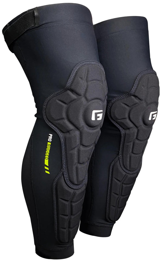 G-form knie en scheenbeen protectie pro-rugged 2 knee shin protect. pro-rugged 2 size xxl