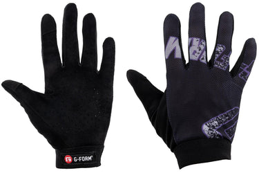 G-form handschuh tempo youth glove tempo youth size s m black purple