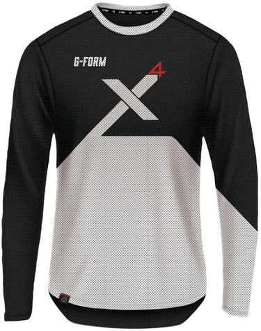 G-form langarmshirt pro-x4 longarm shirt pro x4 size s black white