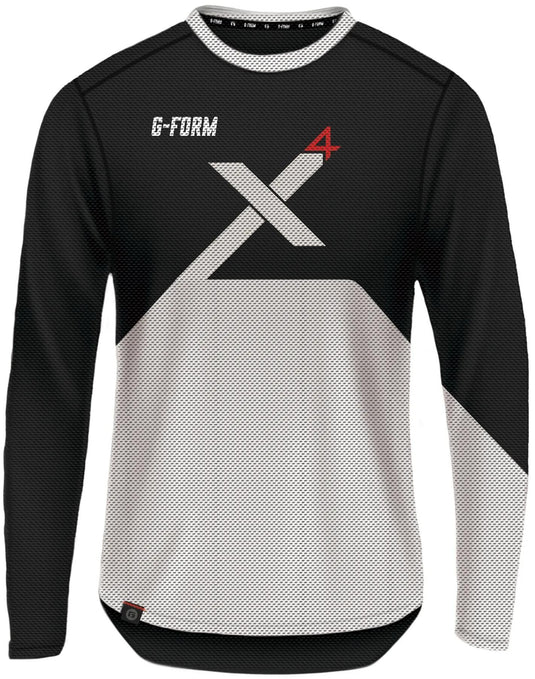 G-form langarmshirt pro-x4 longarm shirt pro x-4 size xl black white