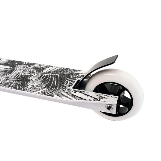 Street surfing torpedo armour aluminium step wit zwart