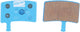 Contec scheibenbremsbelag discstop+ cbp-250 ct disc brake pads cbp-250 organic
