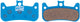 Contec scheibenbremsbelag discstop+ cbp-640 ct disc brake pads cbp-640 organic