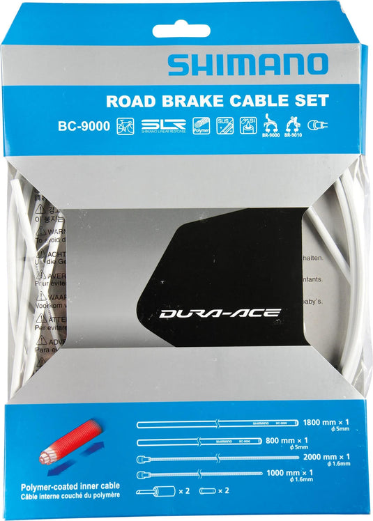 Shimano bremszug-set dura ace bc-9000 br.cable set da bc9000 shim. white
