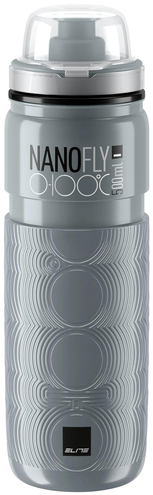 Elite trinkflasche nano fly bottle nano fly 500ml grey