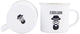 Excelsior mok mug 250ml 300ml white chrome rim