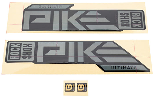 Rockshox decor set decal set rs rainbow colors