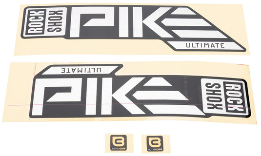 Rockshox decor set decal set rs silver pike ult 27 29 matt-sil.