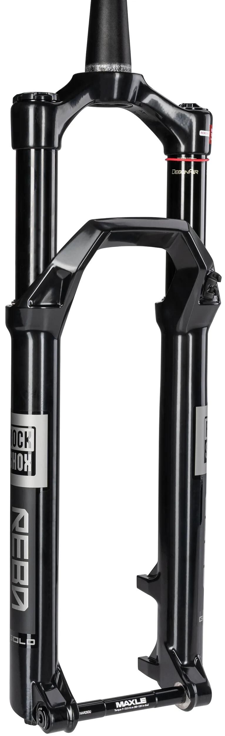 Chargez l'image dans la visionneuse de la galerie, Rockshox federgabel reba gold rs suspension fork reba g 29 130mm 3p crn 44 black
