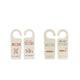 Deurhanger welcome disturb terra groen hout 7x20x0,5cm