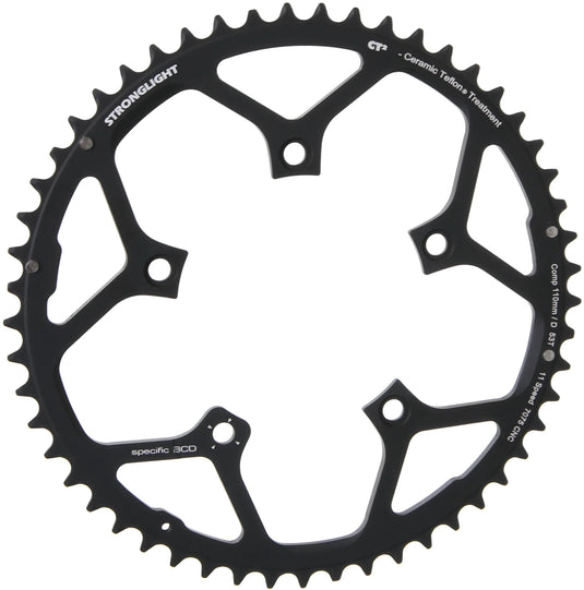 Stronglight kettenblatt ct2 chain ring strongl.ct2 53t out.cer.teflon coat.