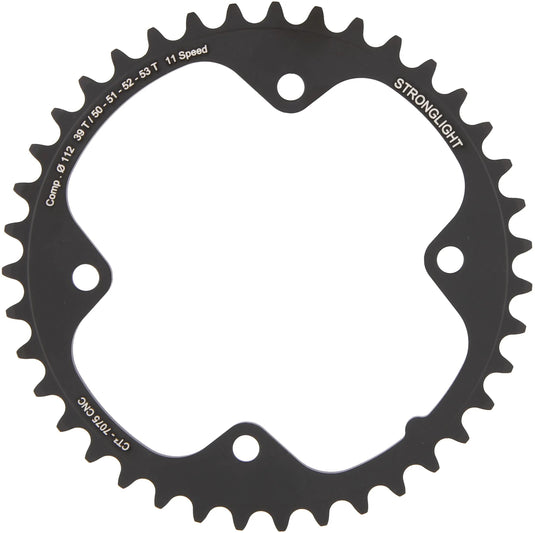 Stronglight kettenblatt ct2 chain ring strongl. ct2 39t inner cer.-tefl.coat.