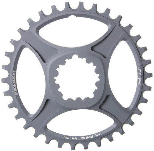 Stronglight kettenblatt ht3 chain ring strongl.ht3 34t inner alu black