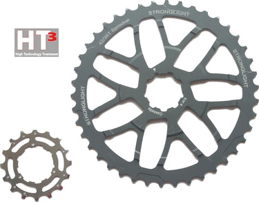 Stronglight opknap-kit ht3 sprockets set 40 16 z. f. sram 10-speed cassette