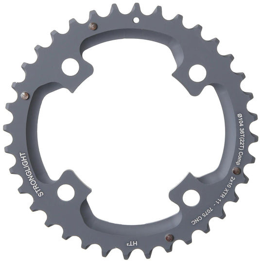 Stronglight kettenblatt ht3 chain ring strongl. ht3 36t outer alu black