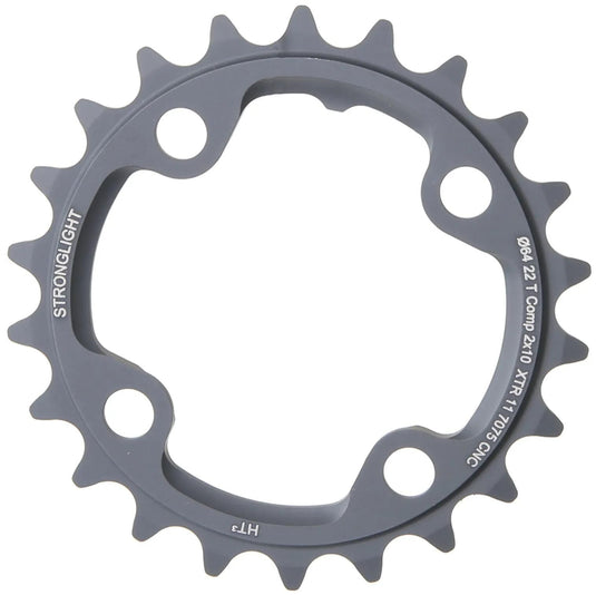 Stronglight kettingblad ht3 chain ring strongl. ht3 22t inner alu black