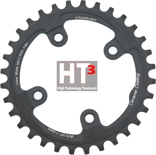 Stronglight kettenblatt ht3 chain ring strongl. ht3 32t inner alu black