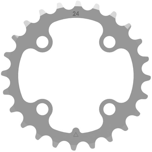 Contec kettingblad c.drive ct chain ring c.drive 24t 64mm silver