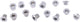 Contec kettenblattschraube c.nut ct chain ring screw c.nut 5-arm 5pcs.