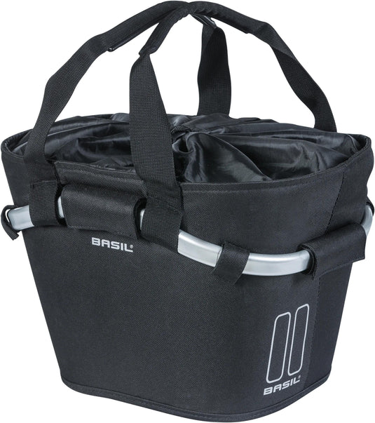 Basil Classic Carry All KF – fietsmand – voorop - zwart