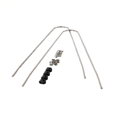spatbord draadstang set pad 45mm universeel