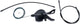 Shimano duimversteller cues sl-u6000 trigger shim.cues sl-u6000 10sp w.display
