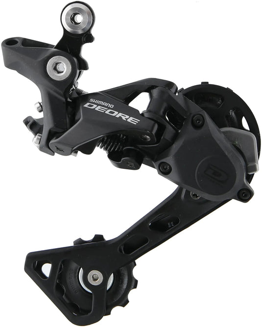 Shimano achterderailleur deore 10v shadow+ medium kooi zwart