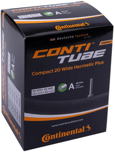 Continental binnenband compact 20 wide hermetic plus tube conti compact 20 wide her.plus av 40mm