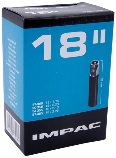 Impac Binnenband (by Schwalbe) AV18 18x1.75 2.35 ETRTO 47 57-355, Ventiel: Schrader Auto 35mm