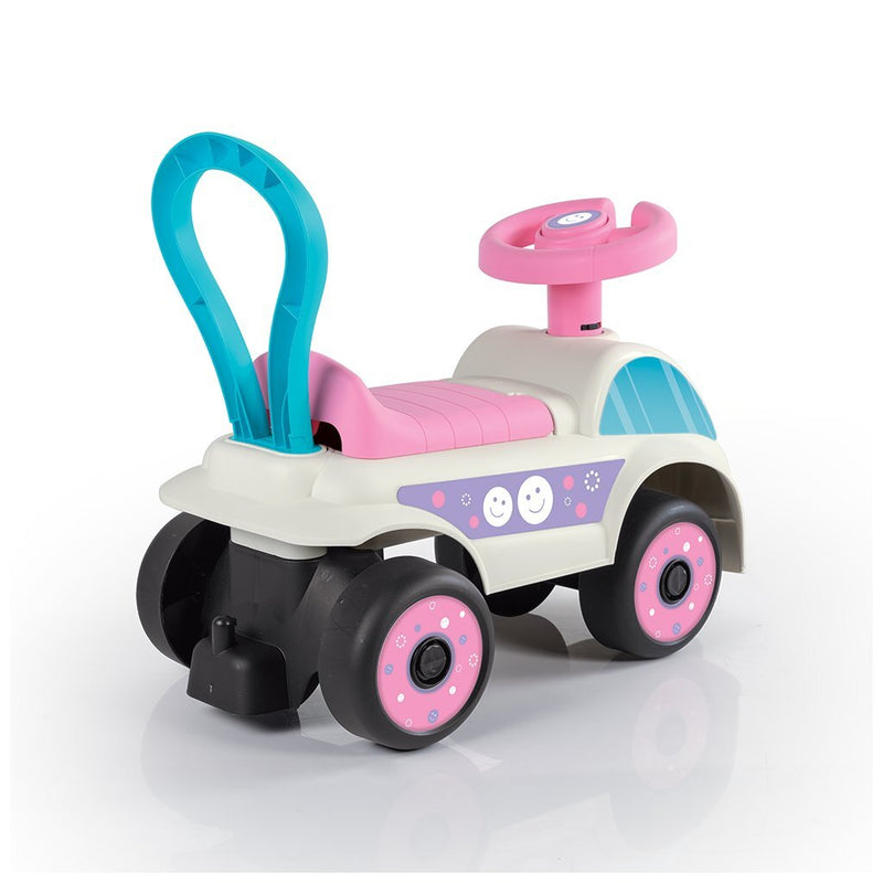 Load image into Gallery viewer, Dolu loopauto roze wit
