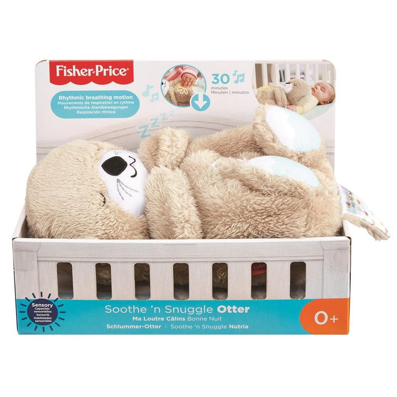 Load image into Gallery viewer, Fisher price bedtijd otter knuffel met geluid
