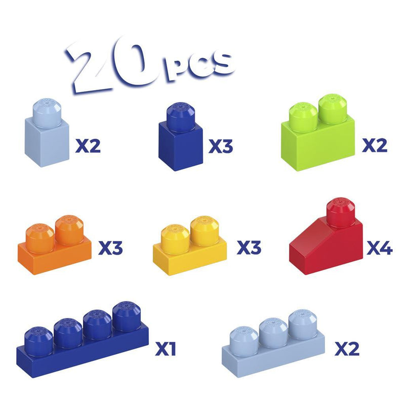 Load image into Gallery viewer, Mega Bloks Kar met Blokken 20-delig
