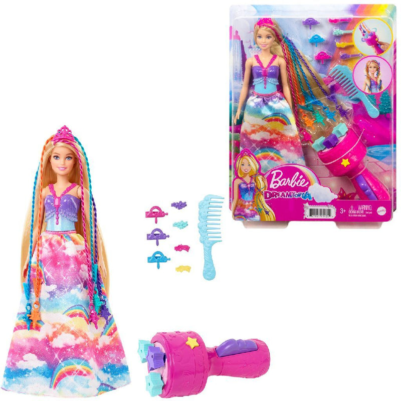 Load image into Gallery viewer, Barbie dreamtopia haarverzorgingspop + accessoires
