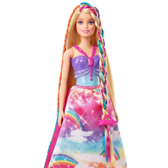 Barbie dreamtopia haarverzorgingspop + accessoires