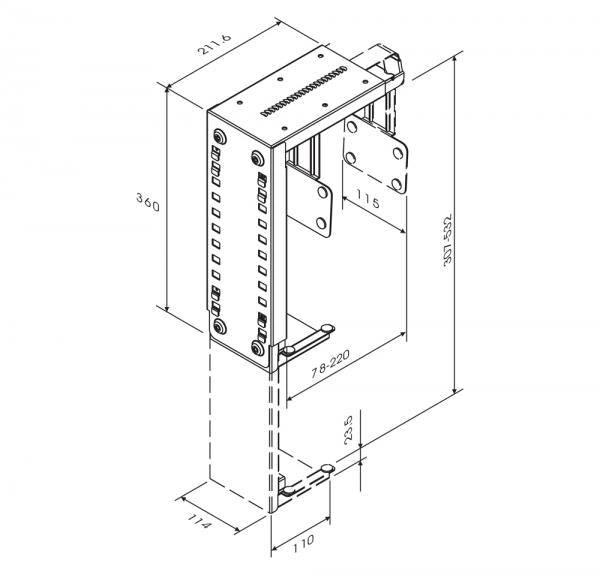 Load image into Gallery viewer, Neomounts CPU-D100SILVER
