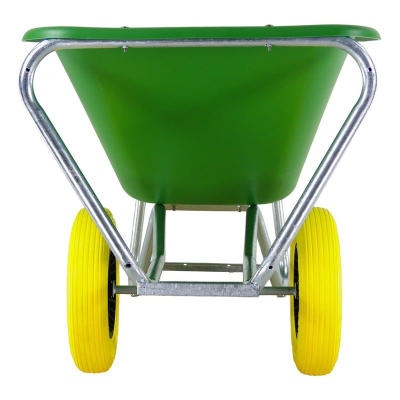 Laden Sie das Bild in Galerie -Viewer, Fort producten kruiwagen f s 165l groen hdpe bak 2 wiel nooitmeerlek
