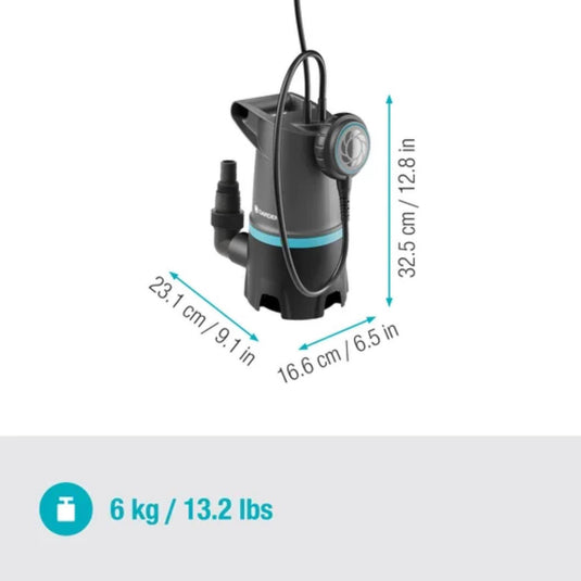 Gardena dompel vuilwaterpomp 20000 basic