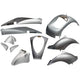 Edge plaatset 10-delig voor sym mio - zilver metallic