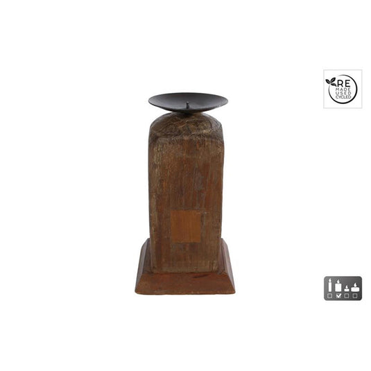 Cosydecor kandelaar raymond naturel hout