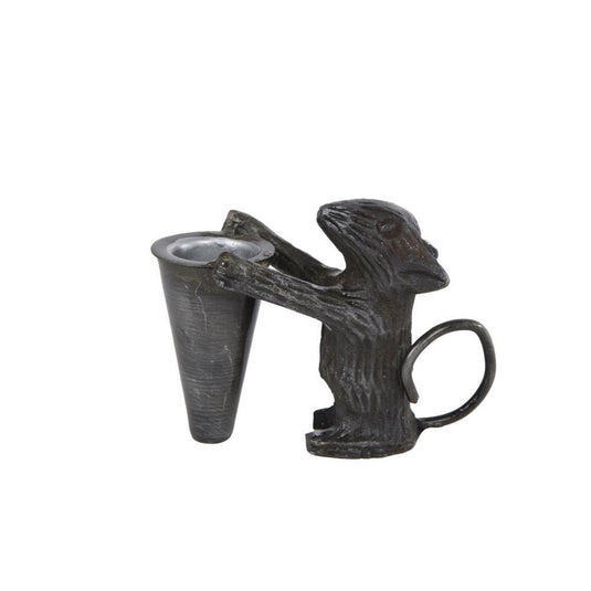 Kandelaar mouse metaal 9,5x4,5x7cm