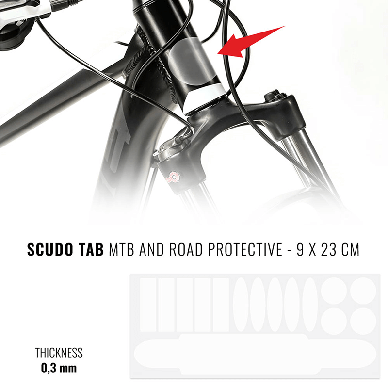 Load image into Gallery viewer, Fiets frame bescherming stickerset transparant
