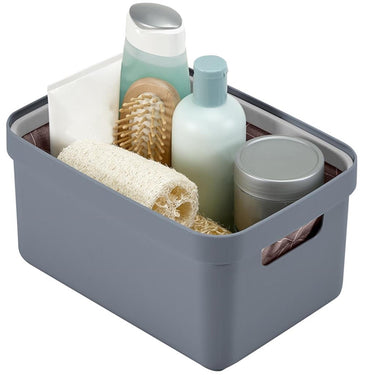 Sunware sigma home opbergbox 5l donker blauwgrijs 25,2 x 17,5 x 12,2 cm